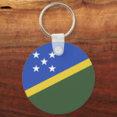 vlag van de Salomonseilanden Sleutelhanger (Achterkant)