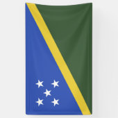 vlag van de Salomonseilanden Spandoek (Verticaal)