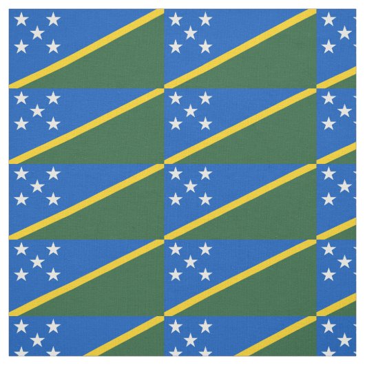 Vlag van de Salomonseilanden Stof (Swatch)
