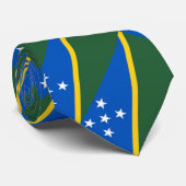 Vlag van de Salomonseilanden Stropdas (Opgerold)