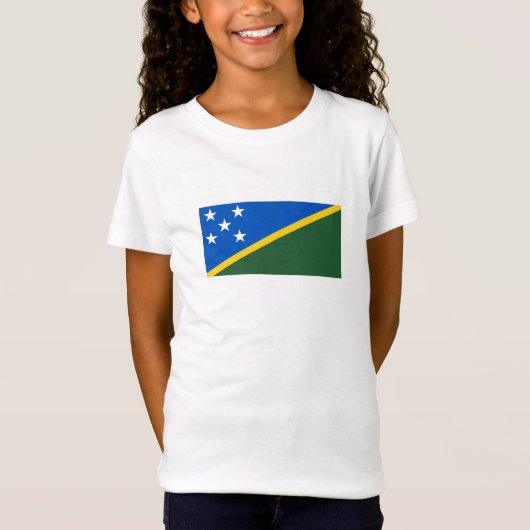 Vlag van de Salomonseilanden T-shirt (Voorkant)