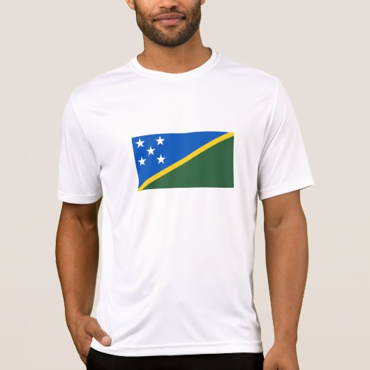 Vlag van de Salomonseilanden T-shirt (Voorkant)