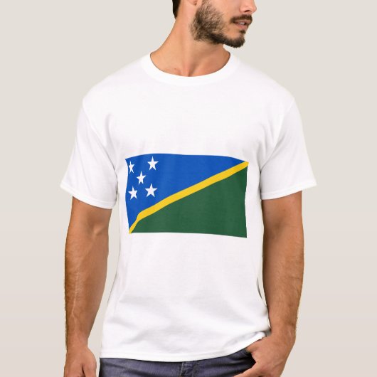 vlag van de Salomonseilanden T-shirt (Voorkant)