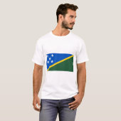 vlag van de Salomonseilanden T-shirt (Voorkant volledig)
