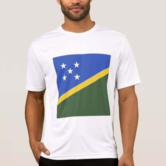 vlag van de Salomonseilanden T-shirt (Voorkant)