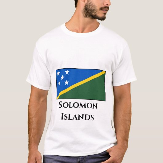 vlag van de Salomonseilanden T-shirt (Voorkant)