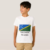 vlag van de Salomonseilanden T-shirt (Voorkant volledig)