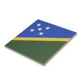 vlag van de Salomonseilanden Tegeltje (Zijkant)