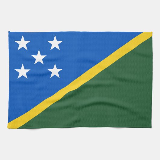 Vlag van de Salomonseilanden Theedoek (Horizontaal)
