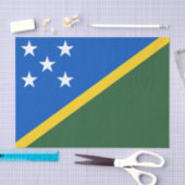 Vlag van de Salomonseilanden Tissuepapier (Craft)