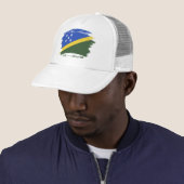 vlag van de Salomonseilanden Trucker Pet (In situ)