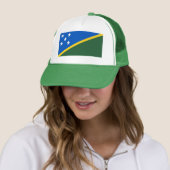 Vlag van de Salomonseilanden Trucker Pet (In situ)