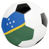 Vlag van de Salomonseilanden Voetbal (Drie kwart)