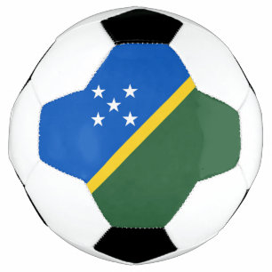 Vlag van de Salomonseilanden Voetbal