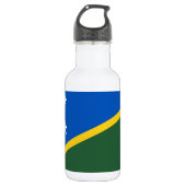 Vlag van de Salomonseilanden Waterfles (Voorkant)