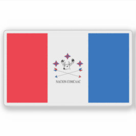 Vlag van de Seri of Comcac, Mexico Sticker