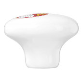 Vlag van de Servische keramische Knob Knop (Zijkant)