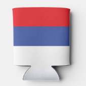 Vlag van de Servische Republiek Blikjeskoeler (Achterkant)