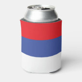 Vlag van de Servische Republiek Blikjeskoeler (Blikje Achterkant)