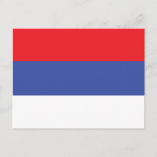 Vlag van de Servische Republiek Briefkaart (Voorkant)