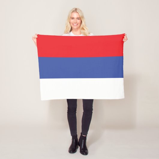 Vlag van de Servische Republiek Fleece Deken (In situ)