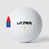 Vlag van de Servische Republiek Golfballen (Logo)