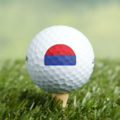 Vlag van de Servische Republiek Golfballen (Insitu Shirt)