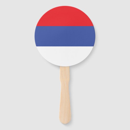 Vlag van de Servische Republiek Handwaaier (Voorkant)