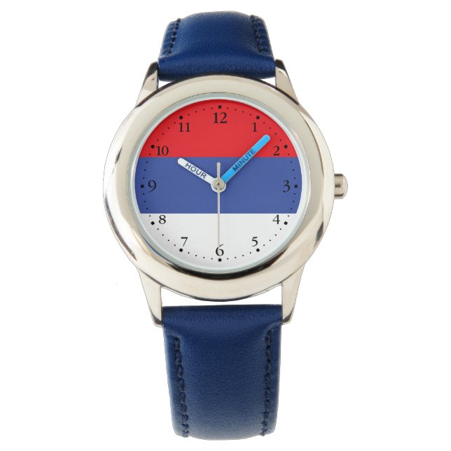 Vlag van de Servische Republiek Horloge (Voorkant)