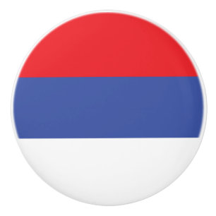 Vlag van de Servische Republiek Keramische Knop