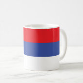 Vlag van de Servische Republiek Koffiemok (Voorkant rechts)