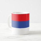 Vlag van de Servische Republiek Koffiemok (Voorkant links)
