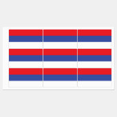 Vlag van de Servische Republiek Labels (Vel)