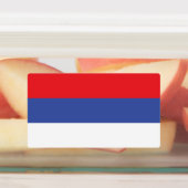Vlag van de Servische Republiek Labels (Aangebracht)