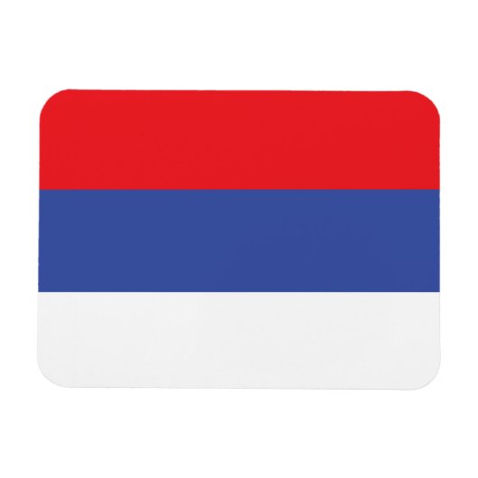 Vlag van de Servische Republiek Magneet (Horizontaal)