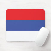 Vlag van de Servische Republiek Muismat (Met muis)
