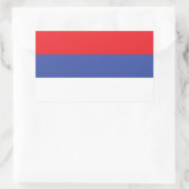 Vlag van de Servische Republiek Rechthoekige Sticker (Tas)