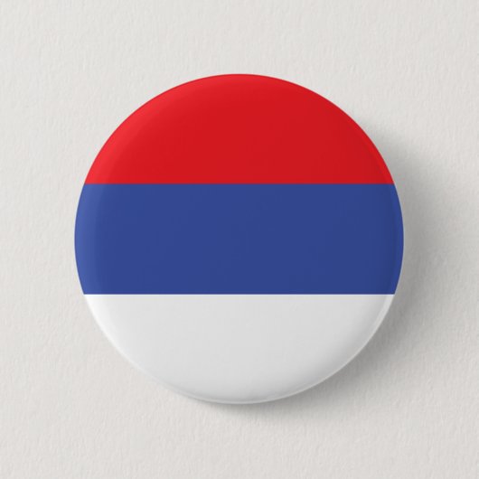 Vlag van de Servische Republiek Ronde Button 5,7 Cm (Voorkant)