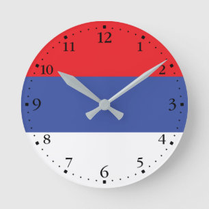 Vlag van de Servische Republiek Ronde Klok