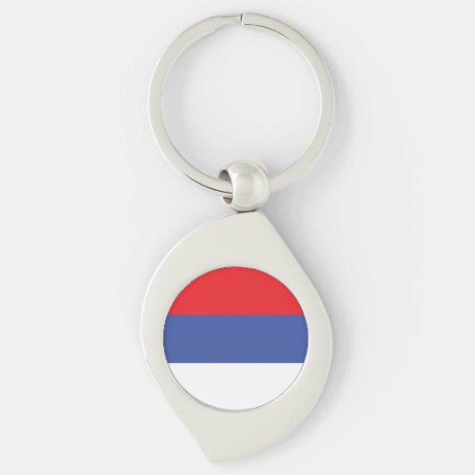 Vlag van de Servische Republiek Sleutelhanger (Voorkant)