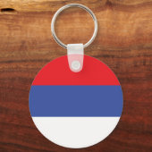 Vlag van de Servische Republiek Sleutelhanger (Achterkant)