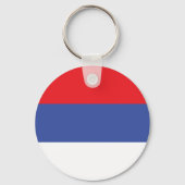 Vlag van de Servische Republiek Sleutelhanger (Achterkant)