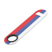 Vlag van de Servische Republiek Speed Flessenopener (Voorkant Gekanteld)