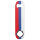 Vlag van de Servische Republiek Speed Flessenopener (Achterkant)