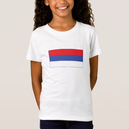 Vlag van de Servische Republiek T-shirt (Voorkant)