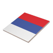 Vlag van de Servische Republiek Tegeltje (Zijkant)