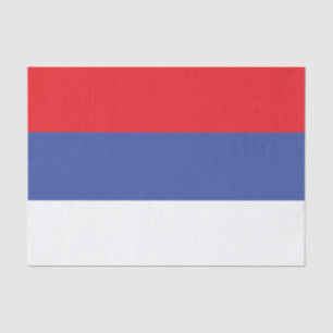 Vlag van de Servische Republiek Tissuepapier