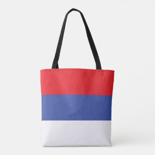 Vlag van de Servische Republiek Tote Bag