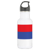 Vlag van de Servische Republiek Waterfles (Voorkant)