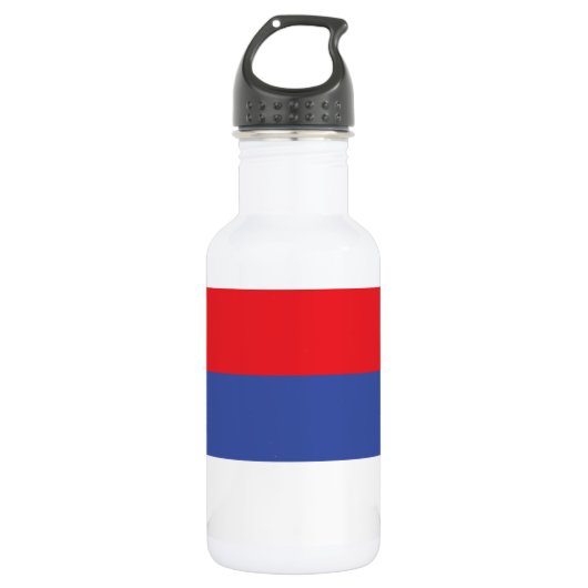 Vlag van de Servische Republiek Waterfles (Voorkant)